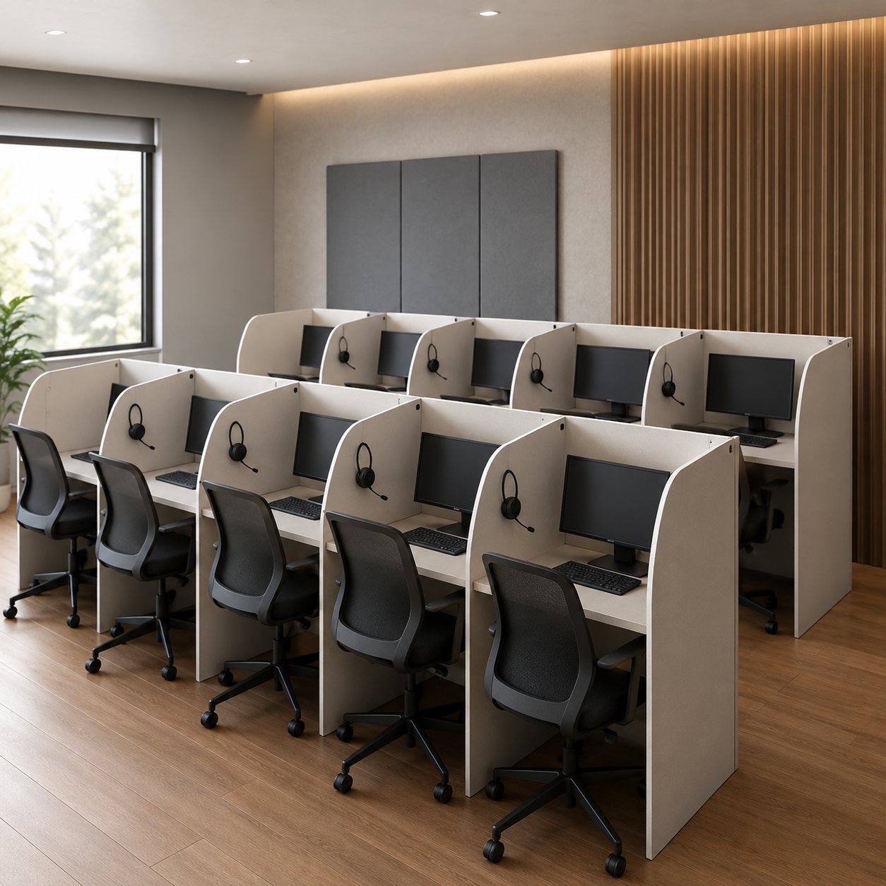 Móveis para atendimento e call center