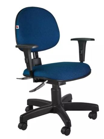 Cadeira Executiva Ergonômica NR17 com Back System e Braços Reguláveis