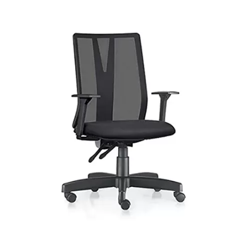Cadeira Presidente Addit Ergonômica NR17 sem Apoio de Cabeça com Back System e Braços Reguláveis – Frisokar