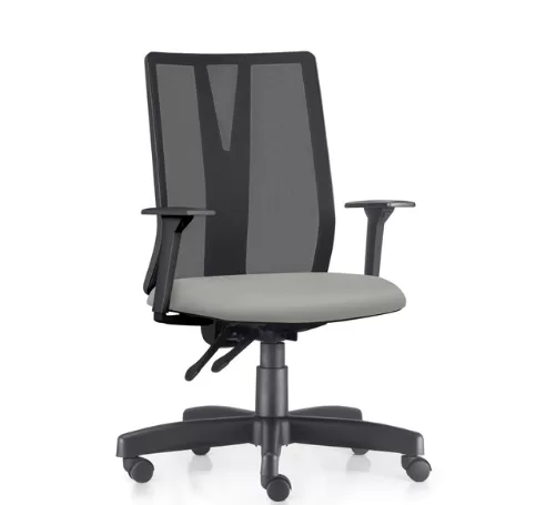 Cadeira Presidente Addit Ergonômica NR17 sem Apoio de Cabeça com Back System e Braços Reguláveis – Frisokar