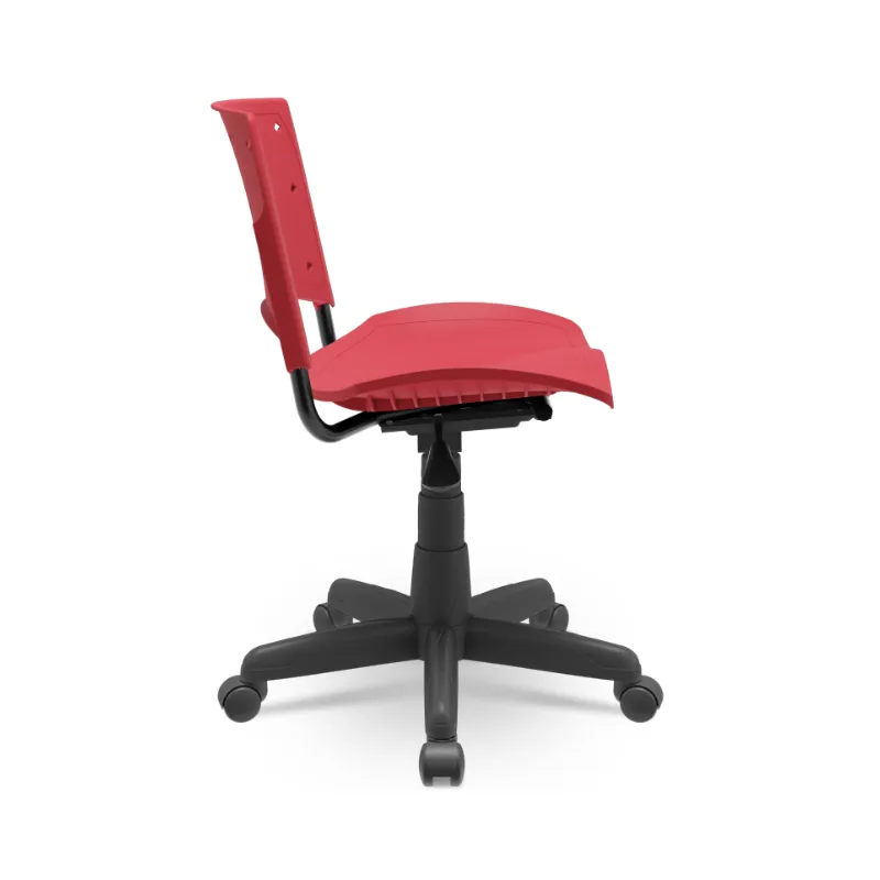 Cadeira Ergoplax Secretária Giratória Cereja sem Braços – Plaxmetal