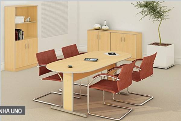 Mesa de Reunião Retangular Uno 2,00 x 0,90 x 0,74 m – 15 mm – Marzo