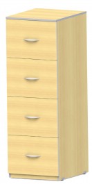 Arquivo Torre Uno 4 Gavetas para Pasta Suspensa com Chave 0,46 x 0,45 x 1,24 m – 15 mm – Marzo