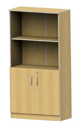 Armário Alto Executivo Uno 0,80 x 0,37 x 1,60 m com 2 Portas e Nichos – 15 mm – Marzo