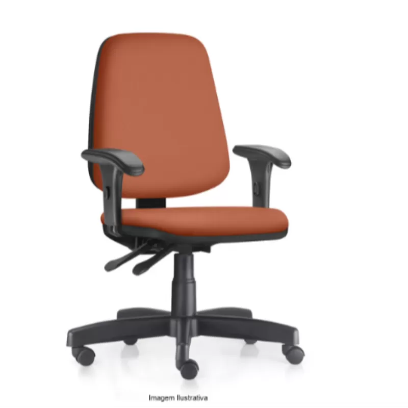 Cadeira Presidente Job Ergonômica NR17 com Mecanismo Evolution Plus e Braços Reguláveis – Frisokar