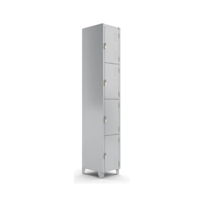 Roupeiro De Aço GRP 2/4 Com 4 Portas Chapa 26 Para Cadeado