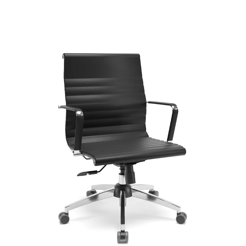 Cadeira Diretor Aris Soft Ergonômica NR17 Com Mecanismo Relax E Base Cromada – Plaxmetal