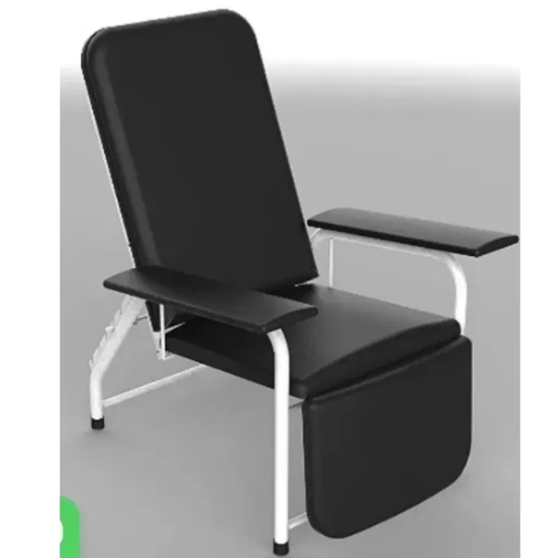 Poltrona Hospitalar Reclinável Com Cremalheira, Braços Articuláveis E Capacidade Para 150 Kg