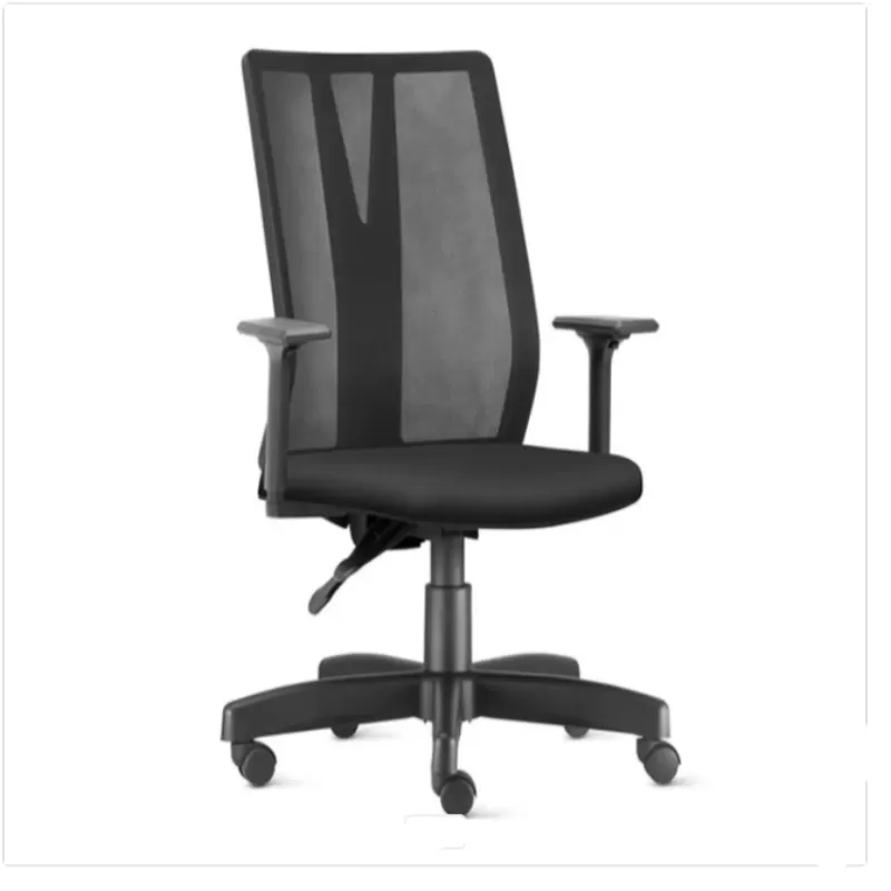 Cadeira Presidente Addit Ergonômica NR17 Sem Apoio De Cabeça Com Back System E Braços Reguláveis – Frisokar