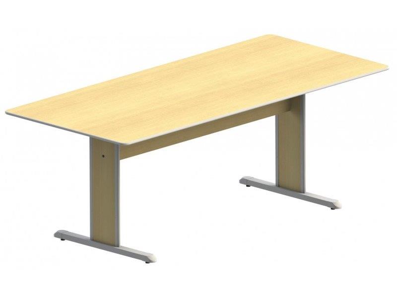 Mesa De Reunião Retangular Uno 2,00 X 0,90 X 0,74 M – 15 Mm – Marzo
