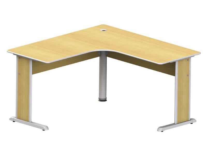 Mesa Delta Em L Uno 1,40 X 1,40 X 0,60 M – 15 Mm – Marzo