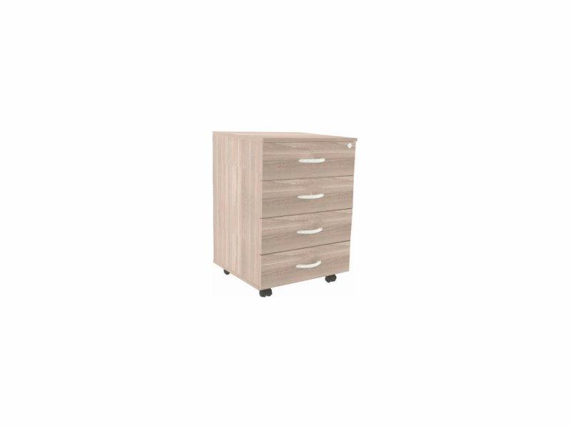 Gaveteiro Volante Uno 4 Gavetas Com Chave 0,36 X 0,45 X 0,67 M – 15 Mm – Marzo