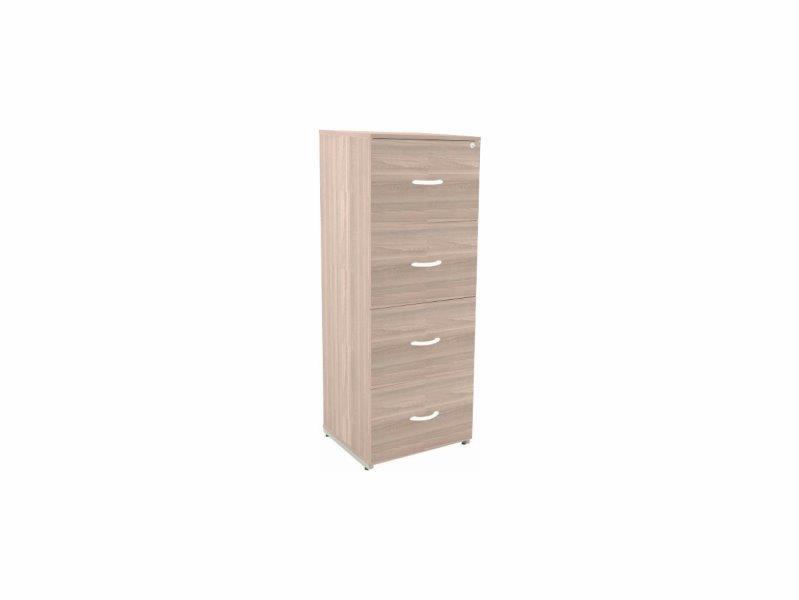 Arquivo Torre Uno 4 Gavetas Para Pasta Suspensa Com Chave 0,46 X 0,45 X 1,24 M – 15 Mm – Marzo