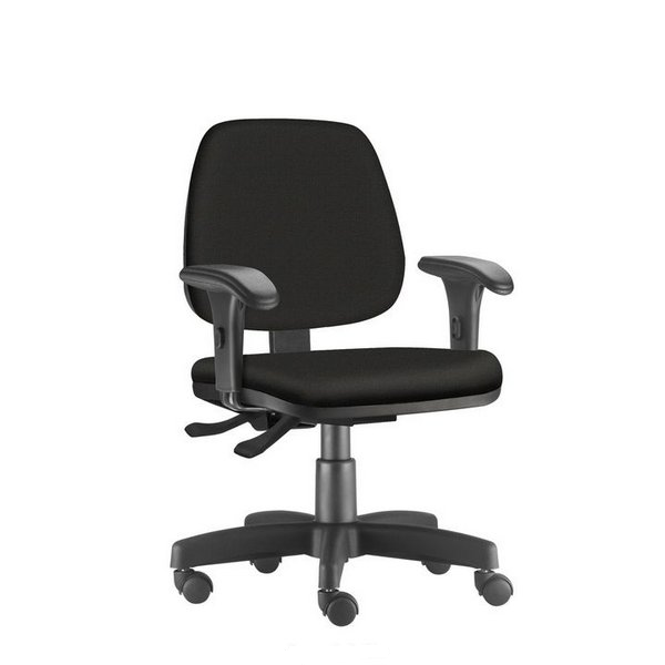 Cadeira Diretor Job Ergonômica NR17 Com Mecanismo Evolution Plus, Braços Reguláveis E Rodízios Em PU – Frisokar