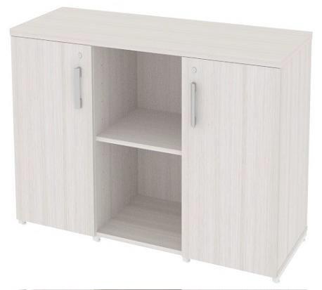 Armário Baixo Credence Prima Impact 1,31 X 0,46 X 0,75 M Com 2 Portas E Nicho – 40 Mm – Marzo