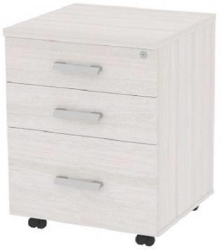 Gaveteiro Volante Misto Prima Clean 2 Gavetas + 1 Gavetão Para Pasta Suspensa 0,46 X 0,45 X 0,69 M – 25 Mm – Marzo