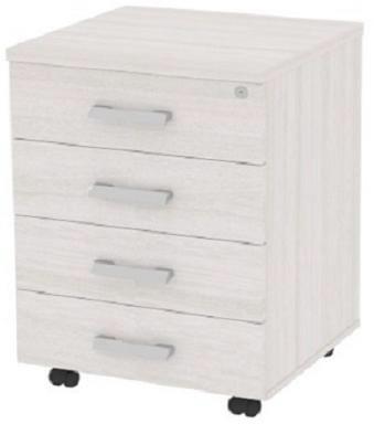 Gaveteiro Volante Prima Clean 4 Gavetas Com Chave 0,46 X 0,45 X 0,69 M – 25 Mm – Marzo