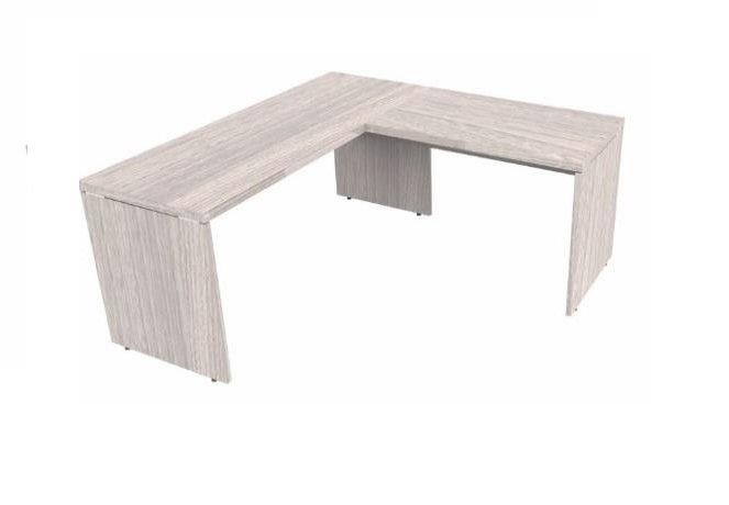 Conjunto Mesa Em L Prima Impact 1,35 X 1,35 X 0,75 M – 40 Mm – Marzo